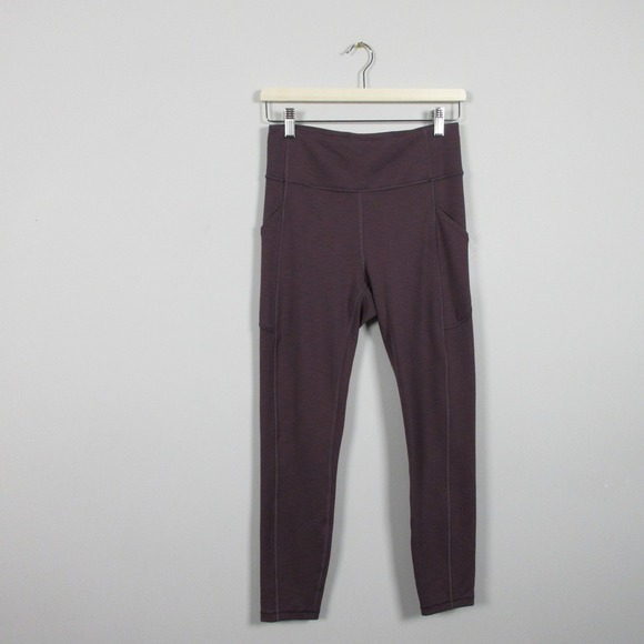 Lululemon Invigorate High-Rise Tight 25" Size 8 Women Black Currant Everlux 250 - Picture 1 of 14